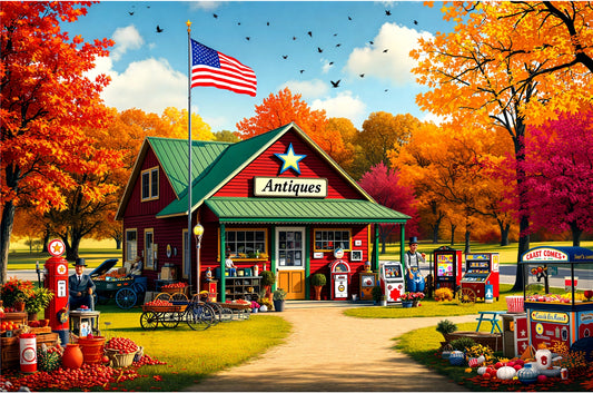 Country Antique Store Jigsaw Puzzle 1,000 Pieces - Jigsaw Art Store