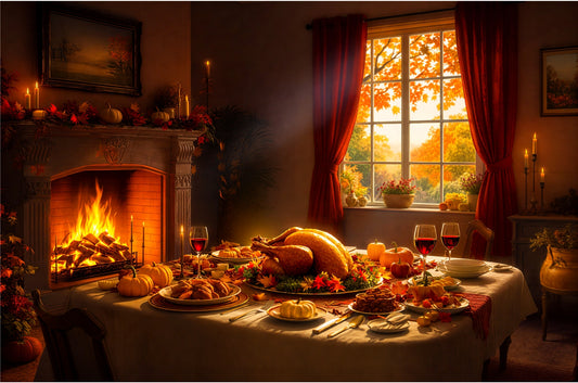 Thanksgiving Feast Jigsaw Puzzle 1,000 Pieces - Jigsaw Art Store