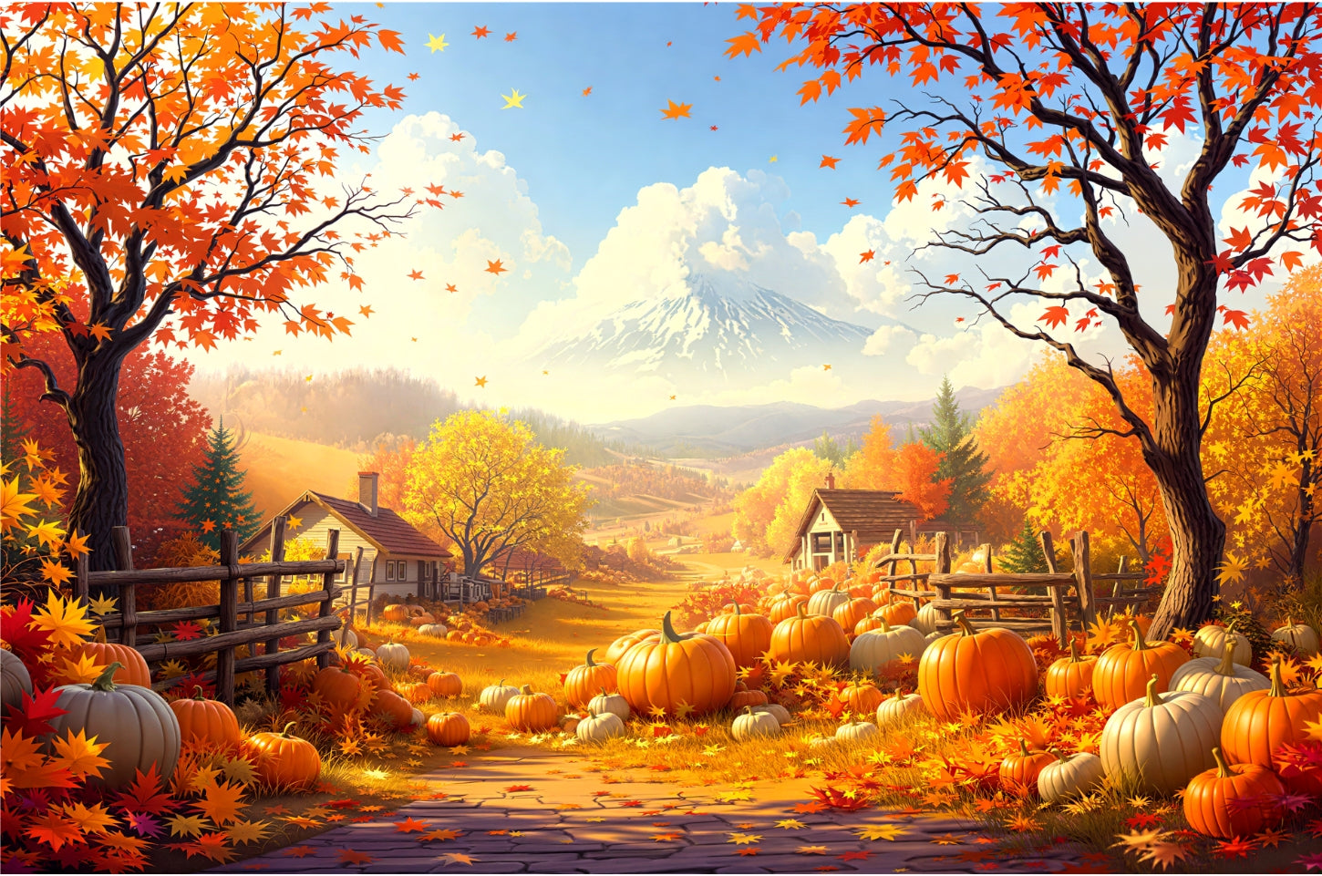 Autumn Farm Jigsaw Puzzle 1,000 Pieces - Jigsaw Art Store
