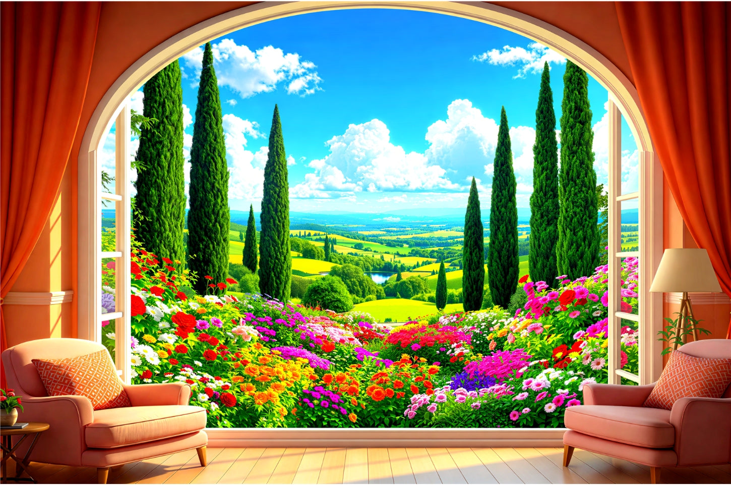 Garden View - 1,000 Piece Jigsaw Puzzle - Jigsaw Art Store