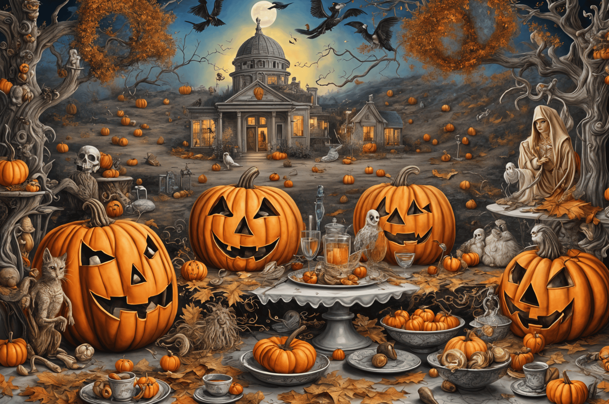 Halloween Night Frights Jigsaw Puzzle 1,000 Pieces - Jigsaw Art Store