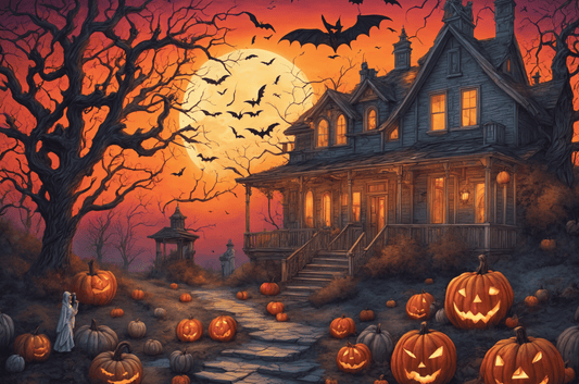 Spooky Mansion Jigsaw Puzzle 1,000 Pieces - Jigsaw Art Store