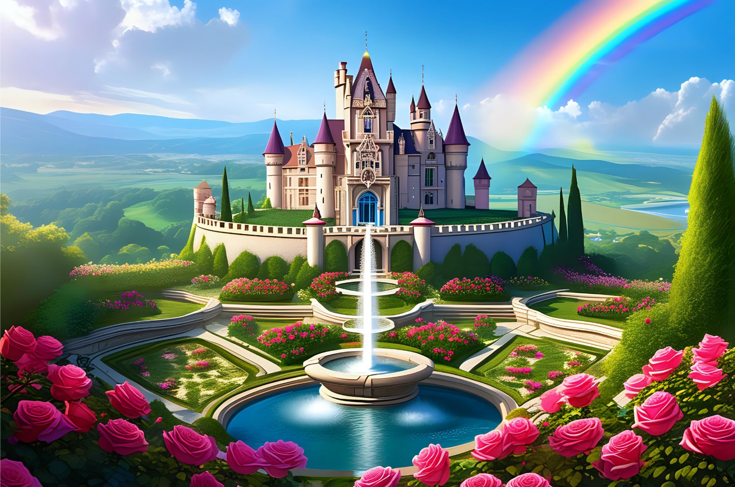 Majestic Castle Jigsaw Puzzle 1,000 Pieces Adult Puzzle