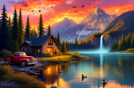 Lakeside Retreat Jigsaw Puzzle 1,000 Pieces - Jigsaw Art Store