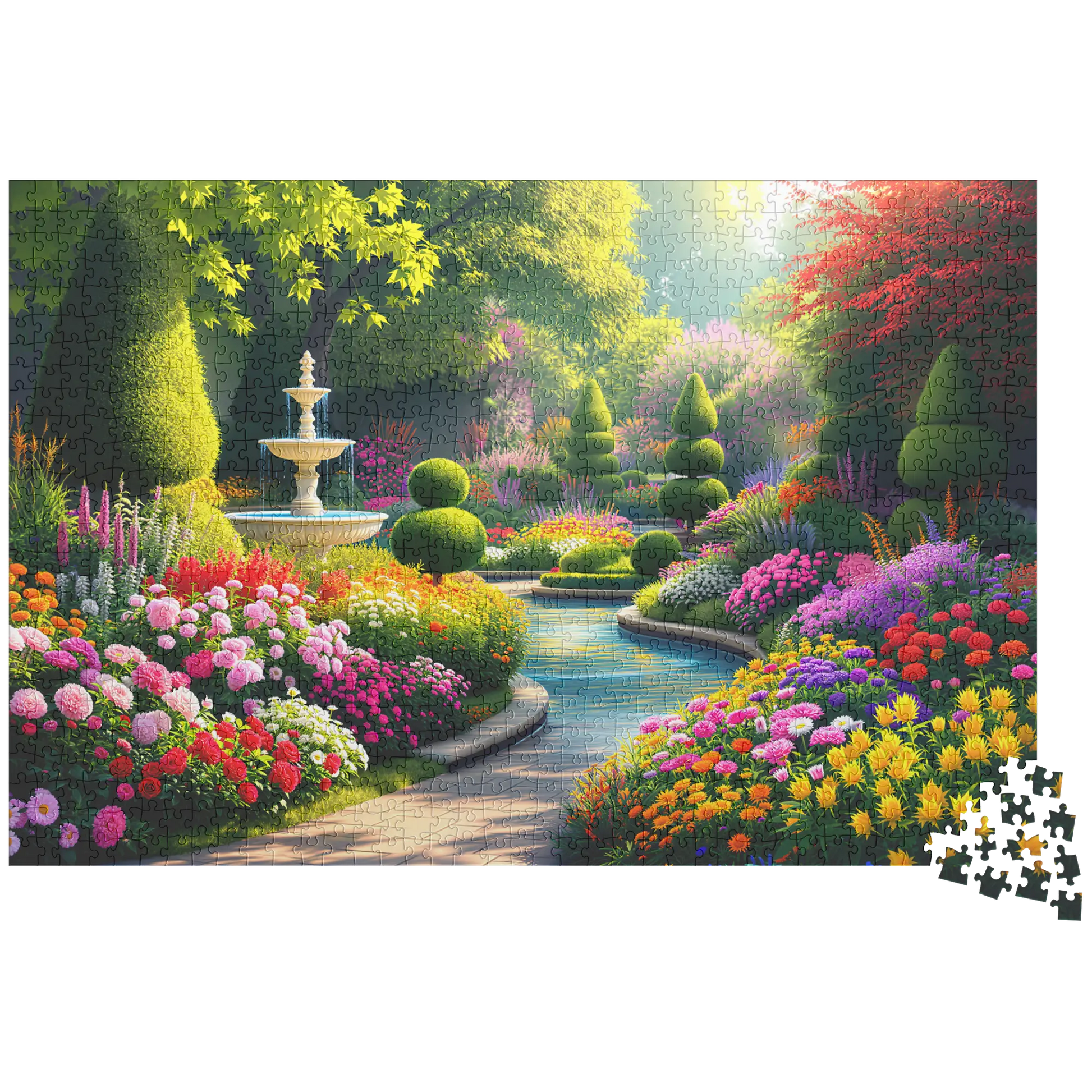 Sunny_Garden_Escape_Jigsaw_Puzzle_1000__1014pc_H_Loose_Mockup.png