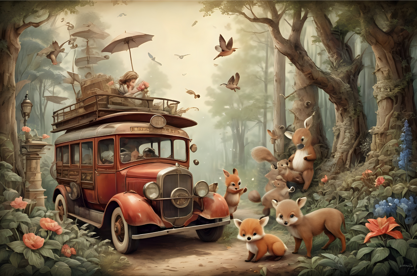 Whimsical Forest Jigsaw Puzzle 1,000 Pieces Adult Puzzles - Jigsaw Art Store