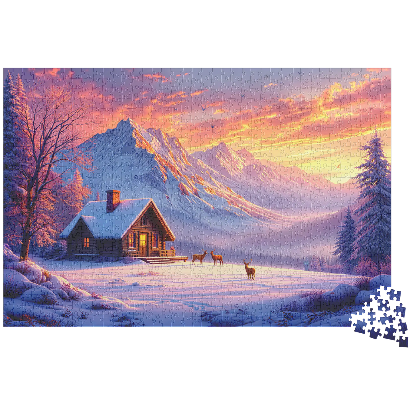 Winter_Retreat_at_Sunset_Jigsaw_Puzzle_1_1014pc_H_Loose_Mockup.png