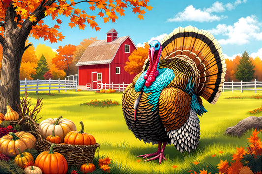 Thanksgiving Turkey Jigsaw Puzzle 1,000 Pieces