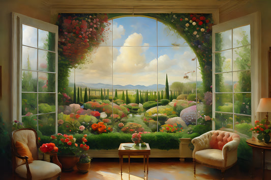 Beautiful Flower Garden Jigsaw Puzzle 1,000 Pieces Adult Puzzles