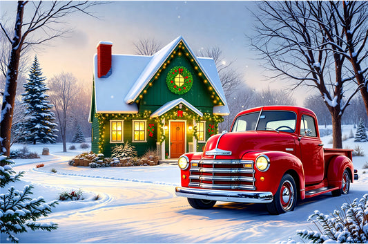 Cozy Christmas Cottage Jigsaw Puzzle 1,000 Pieces