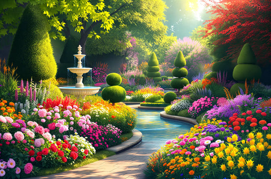 Sunny Garden Escape Jigsaw Puzzle 1,000 Pieces - Jigsaw Art Store