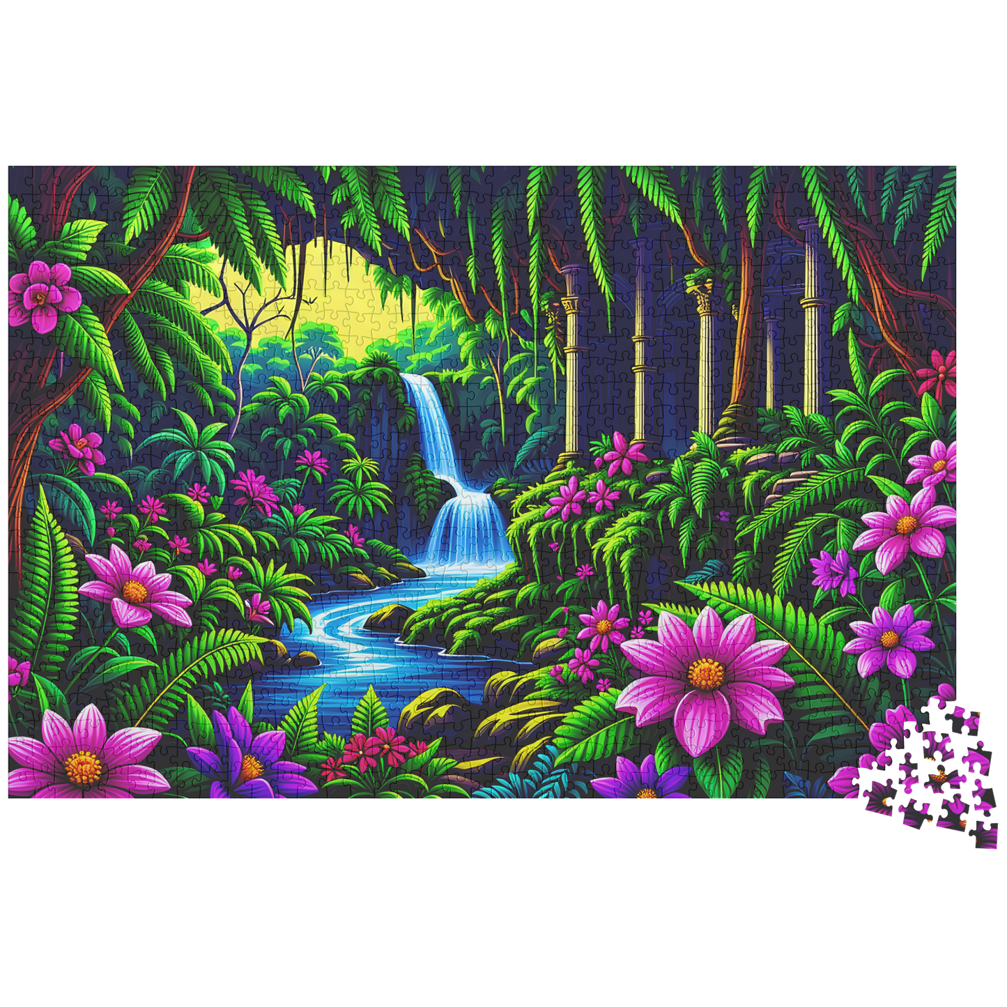 Majestic_Amazon_Waterfall_Jigsaw_Puzzle__1014pc_H_Loose_Mockup.png