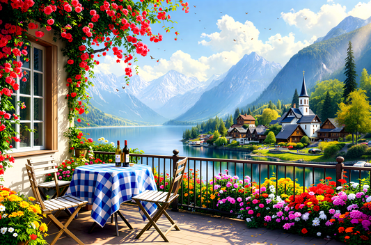 Alpine Serenity Jigsaw Puzzle 1,000 Pieces