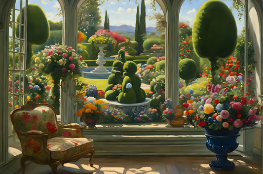Serene Garden Scene Jigsaw Puzzle 1,000 Pieces Adult Puzzles Beautiful Jigsaw Puzzle