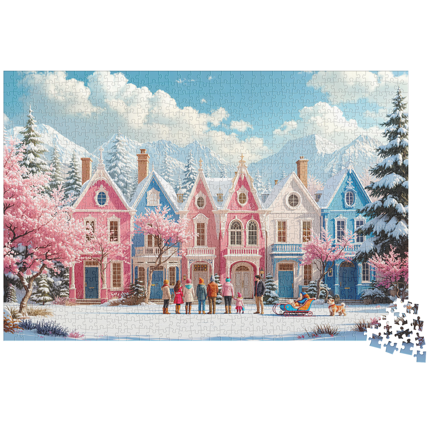 Winter_Village_Charm_Jigsaw_Puzzle_1000_1014pc_H_Loose_Mockup.png